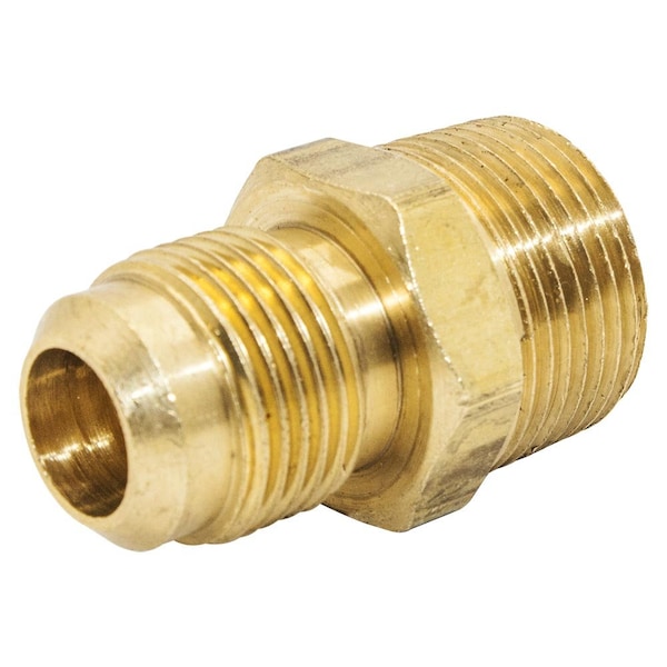 #48 1/4 Inch X 1/8 Inch Brass Flare MIP Adapter